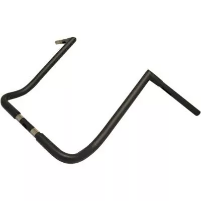 La Choppers 1 1/4″ Twin Peaks Touring Handlebars, 18″ Flat Black