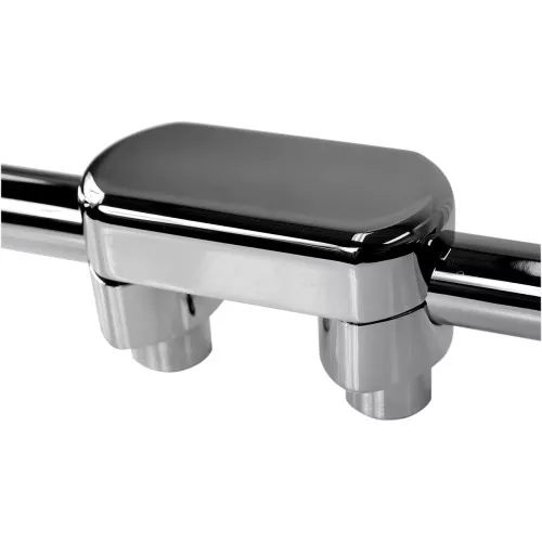 LA Choppers 1.5" Hefty 1-1/4" Handlebar Riser/Top Clamp Kit - Chrome
