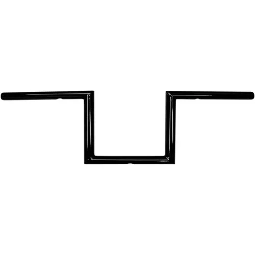 LA Choppers 1" Old School 6" Narrow Z Bars Handlebars - Gloss Black