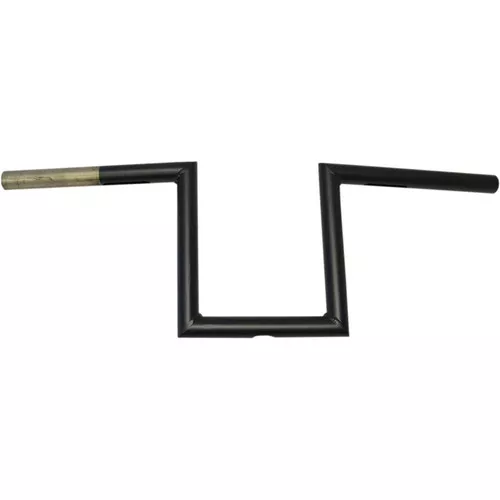 LA Choppers 1" Old School 8" Narrow Z Bars Handlebars - Flat Black
