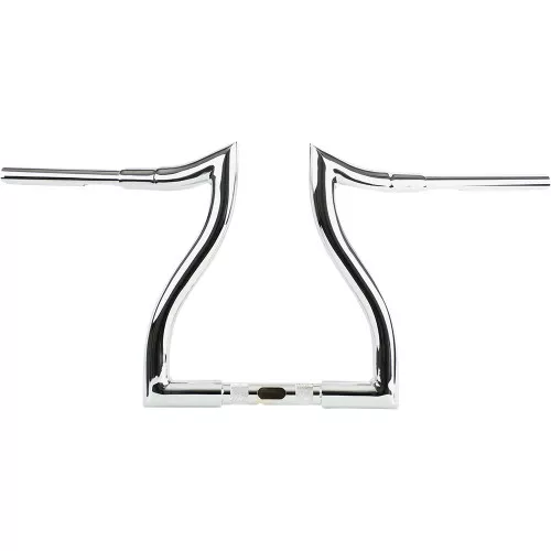 LA Choppers 12" Hammerhead Handlebars for 2015-2023 Harley Road Glide - Chrome