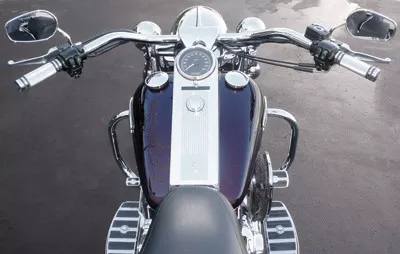 LA Choppers Big Johnson 1.25" Chrome Handlebar for Harley-Davidson (LA-7303-01)