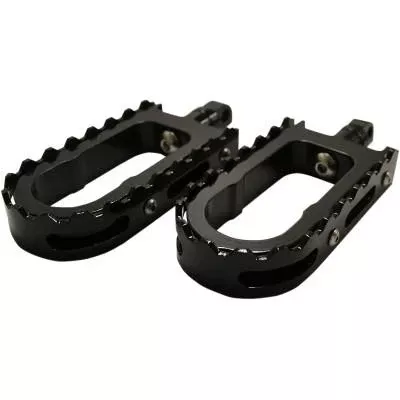 La Choppers BMX Footpegs, Black/Black