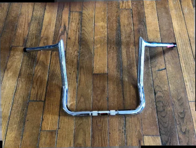 La Choppers Chrome 1 1/4" Prime 16" Ape Handlebars for 1996-2022 Harley Touring