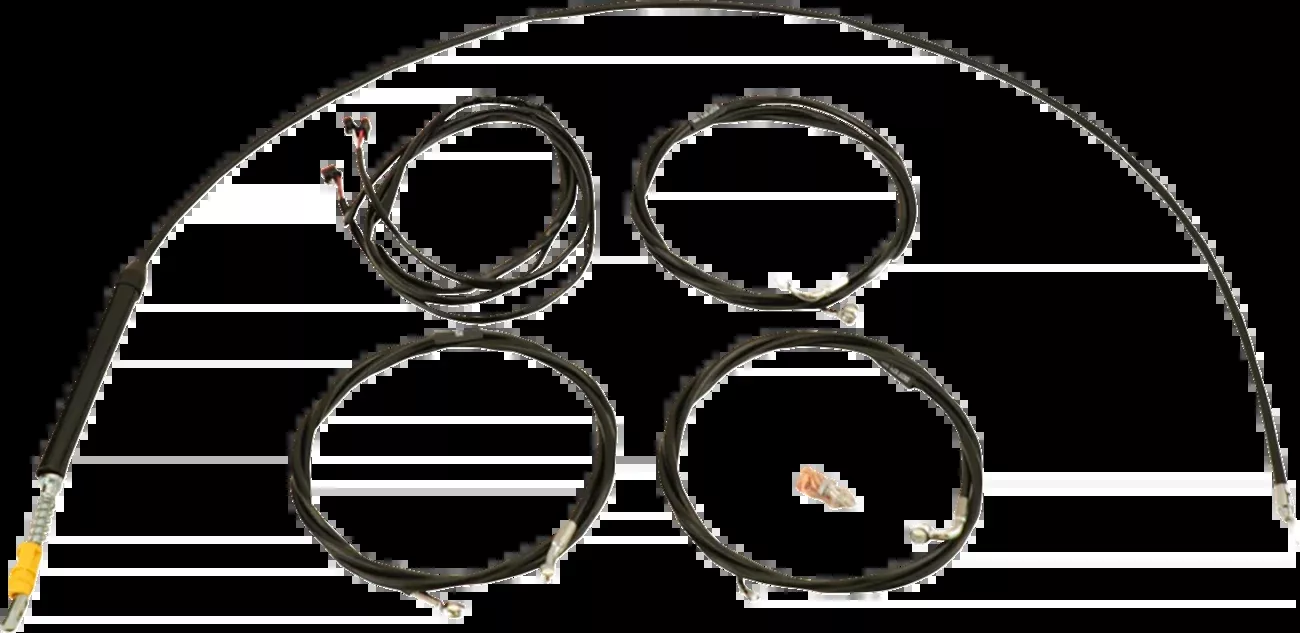 La Choppers Complete 15"-17" Handlebar Cable Kit for 2023-2026 Harley Touring