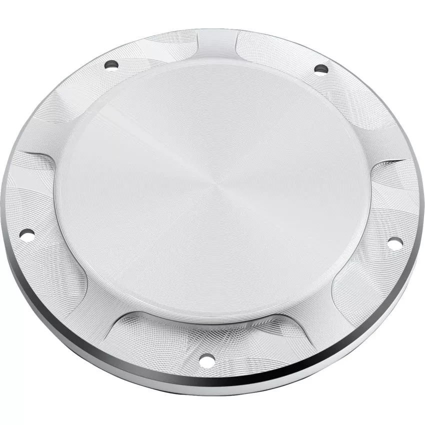 LA Choppers County Line Raw Derby Cover for 18-23 Harley M8 Softail Models