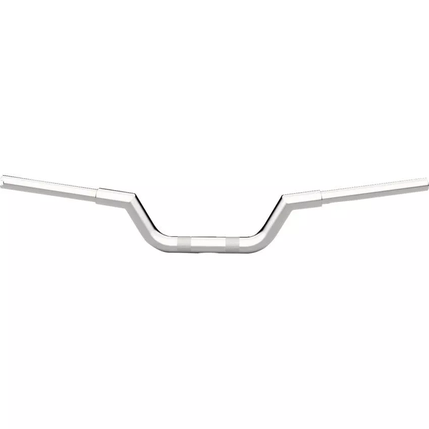 LA Choppers LA-7332-01S 1" Stainless Steel Valley Handlebars for Harley Models