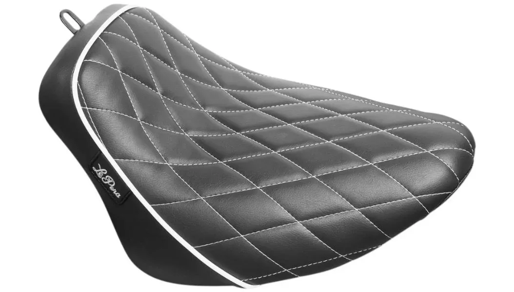 Le Pera Black Bare Bones Solo Seat Harley M8 Softail 18-23