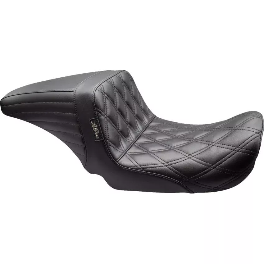 Le Pera Kickflip Up Front Double Diamond Seat 4 Harley 06-17 Dyna Models