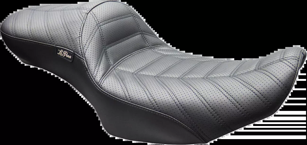 Le Pera Maverick Daddy Long Legs Indy Stitch Seat fits 2023-2026 Harley Touring
