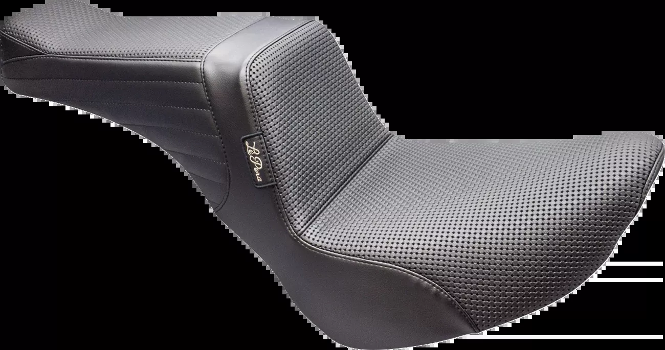 Le Pera Tailwhip Basketweave Stitch Seat fits 2018-2025 Harley Street Bob Slim