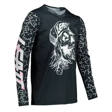 Leatt Moto 4.5 Lite Skull Black Jersey