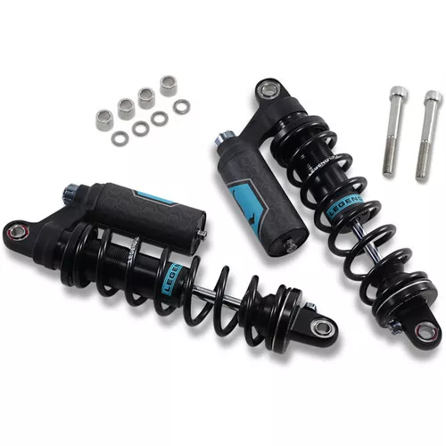 Legend Revo-Arc Piggyback Coil Shocks for 1999-2017 Harley Dyna