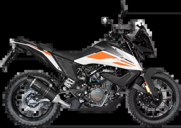 LeoVince LV One Evo Slip-On Muffler - Black - 390 Adventure