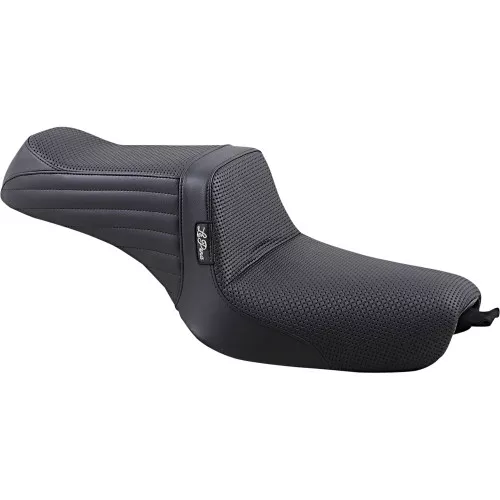 LePera Tailwhip Seat for 2010-2022 Harley Sportster XL - Basket Weave