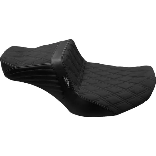LePera Tailwhip Seat for 2024 Harley Touring* - Double Diamond w/ Gripper