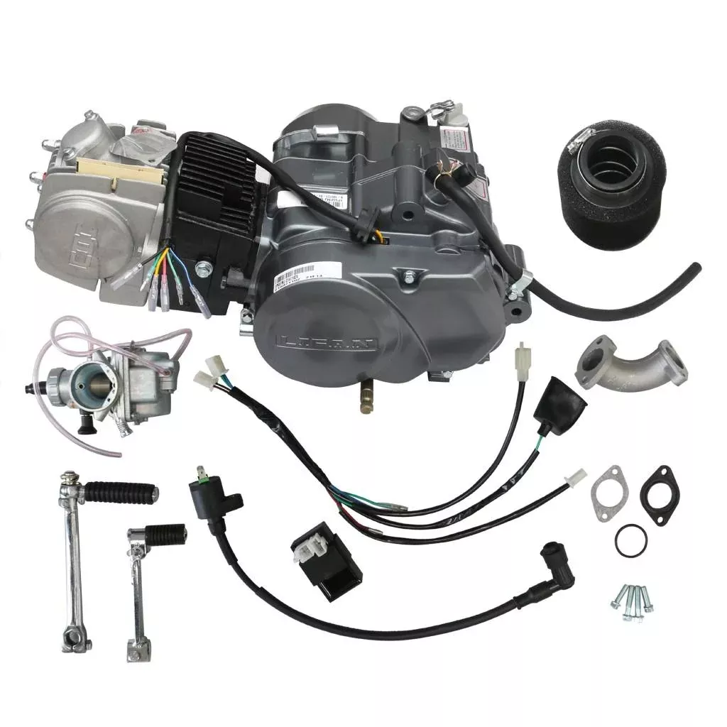 LIFAN 140CC PIT BIKE ENGINE MANUAL, COMPLETE RUNNING ENGINE PACKAGE, CARB & ELECTRICS INCLUDED