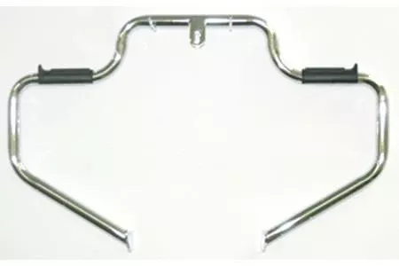 Lindby Front Multibar for '09-17 Harley Davidson Dyna Fat Bob & Dyna Wide Glide with OEM forward Controls - Chrome