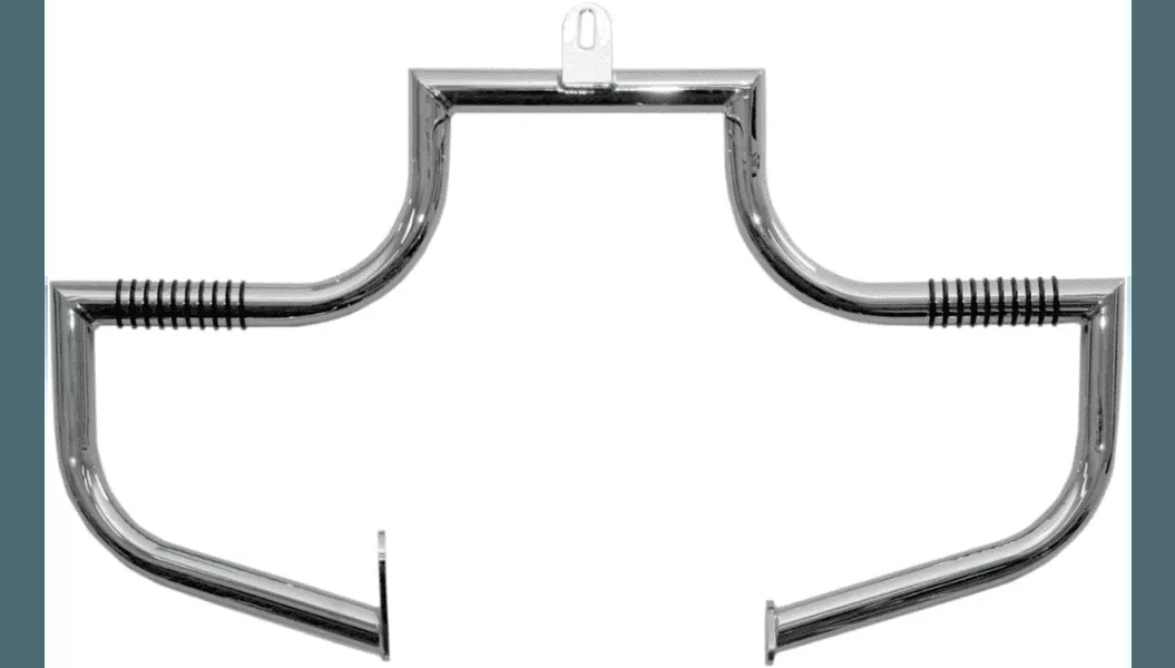 Lindby Linbar Front Highway Bars with Footpegs for Harley Davidson FLSTC, FLSTN, FLSTF Softail Models '86-99