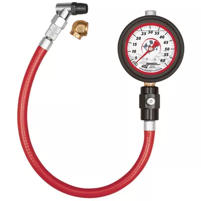 Longacre Liquid Filled Analog 2.5" Tire Pressure Gauge
