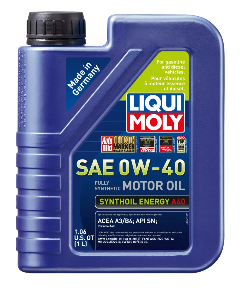 LQM Motor Oil - Synthoil A40