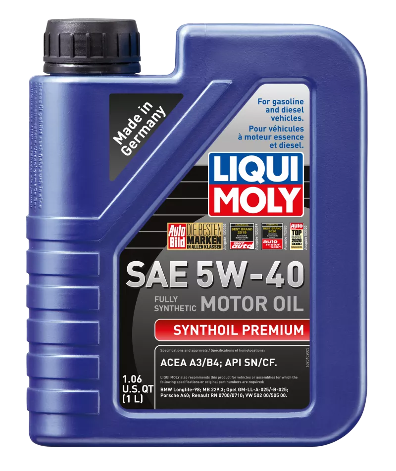 LQM Motor Oil - Synthoil Prem