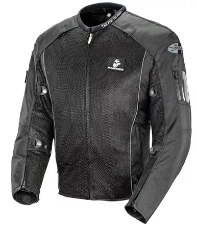 Marine Corps Marines Military Spec Recon Mesh Jacket Black Mens