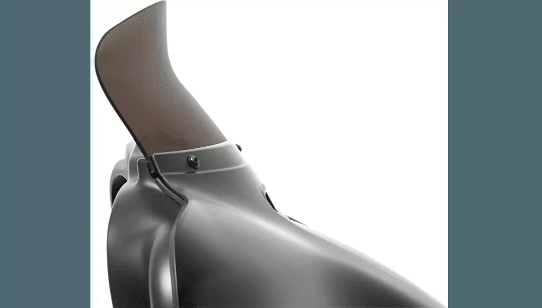 Memphis Shades 6.5" Spoiler Windshield for '14-23 Harley Davidson FLHT/FLHX & FL Trike Models - Smoke