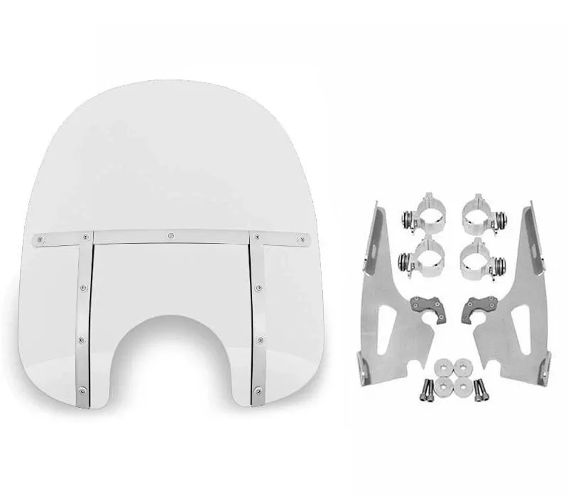 Memphis Shades Fats Windshield Package Windshield & Mounting Hardware for Honda Aero 750 '04-Up