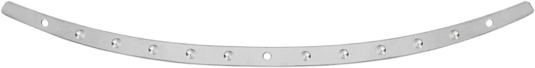 Memphis Shades Polished Stainless Steel Windshield Trim Dish Harley Batwing 96-13