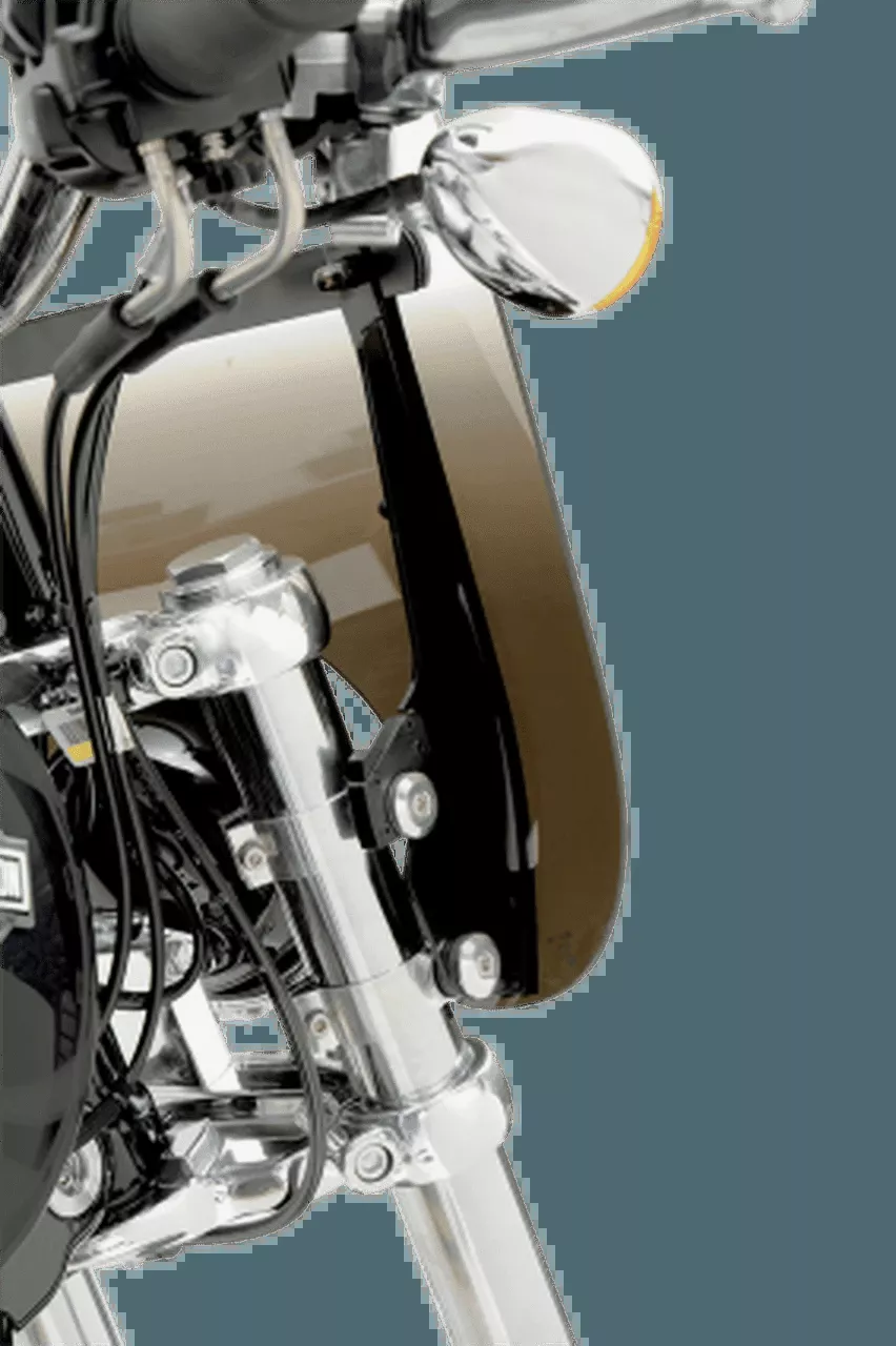 MemphisShadesBatwing Windshield Mounting Kit for Road Kings '96-13 (EX.FLHRS)-Adjustable, BlackFAIRING AND WINDSHIELD NOT INCLUDED
