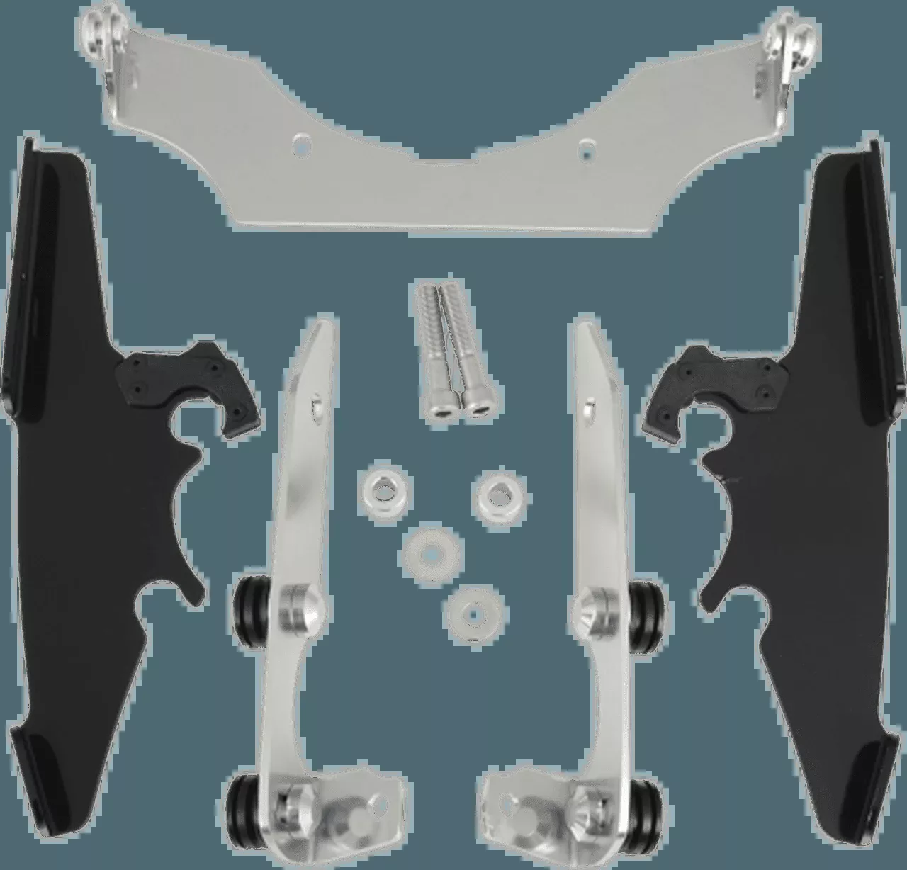 MemphisShadesBatwing Windshield Mounting Kit for Sabre 1100 '00-07-Black FAIRING AND WINDSHIELD NOT INCLUDED