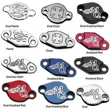 MODQUAD PARKING BRAKE BLOCK OFF PLATE ANODIZED Black (PB-1BLK)