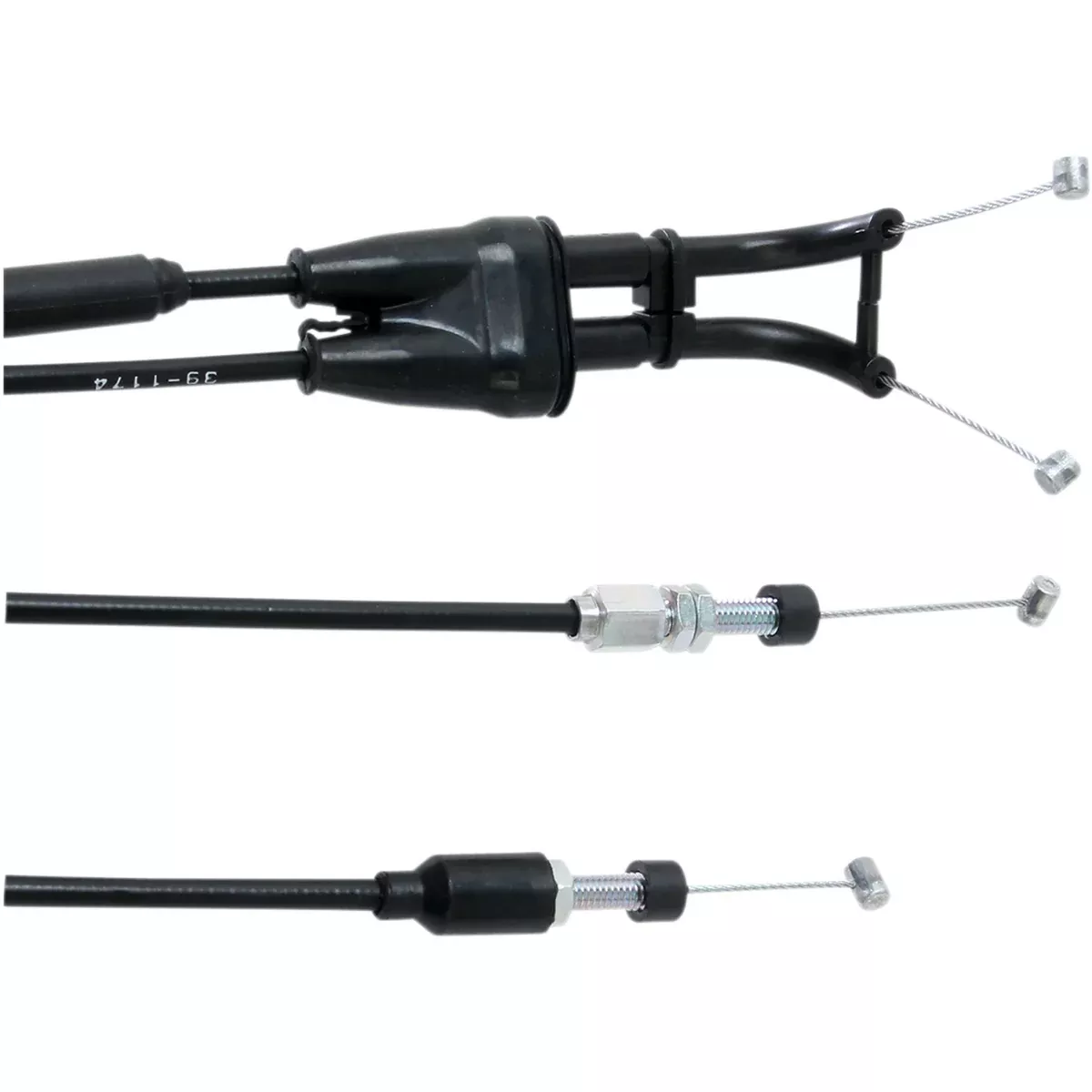 MOOSE OFFROAD 0650-1254 45-1180 Black Vinyl Throttle Cable Throttle Cable – Yamaha