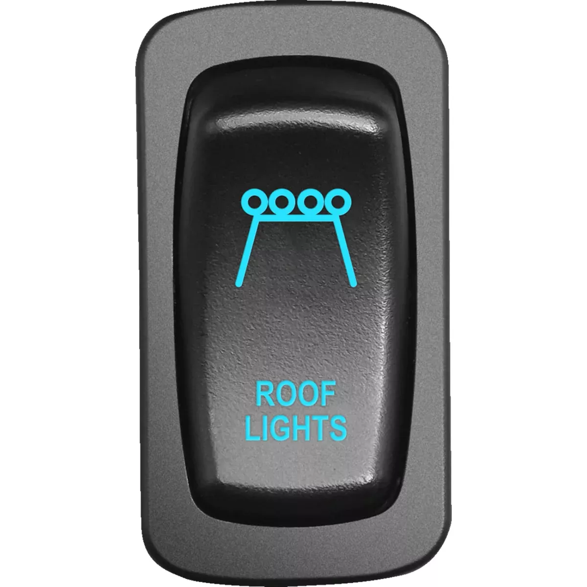 MOOSE OFFROAD 2106-0595 RFL-CAR-B Low-Profile Switch Switch – Roof Light – Blue