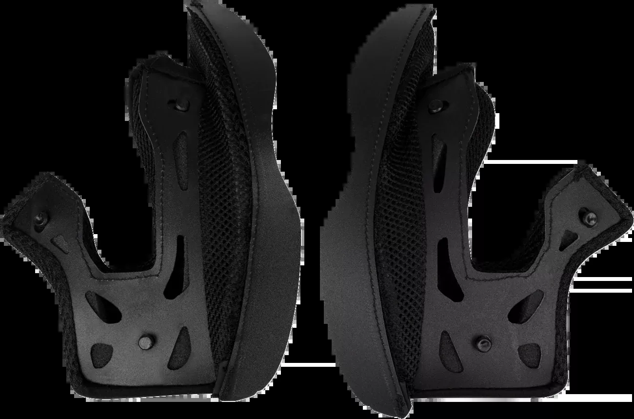 Moose Offroad Air Intake Cheek Pads – Black – Small-0134-3196