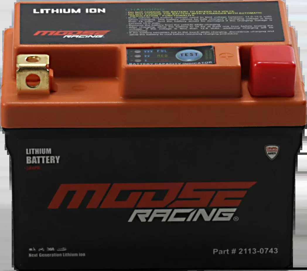 Moose Offroad Battery - Lithium LiFePO4 - HUTZ75-FP-HUTZ7S-FP