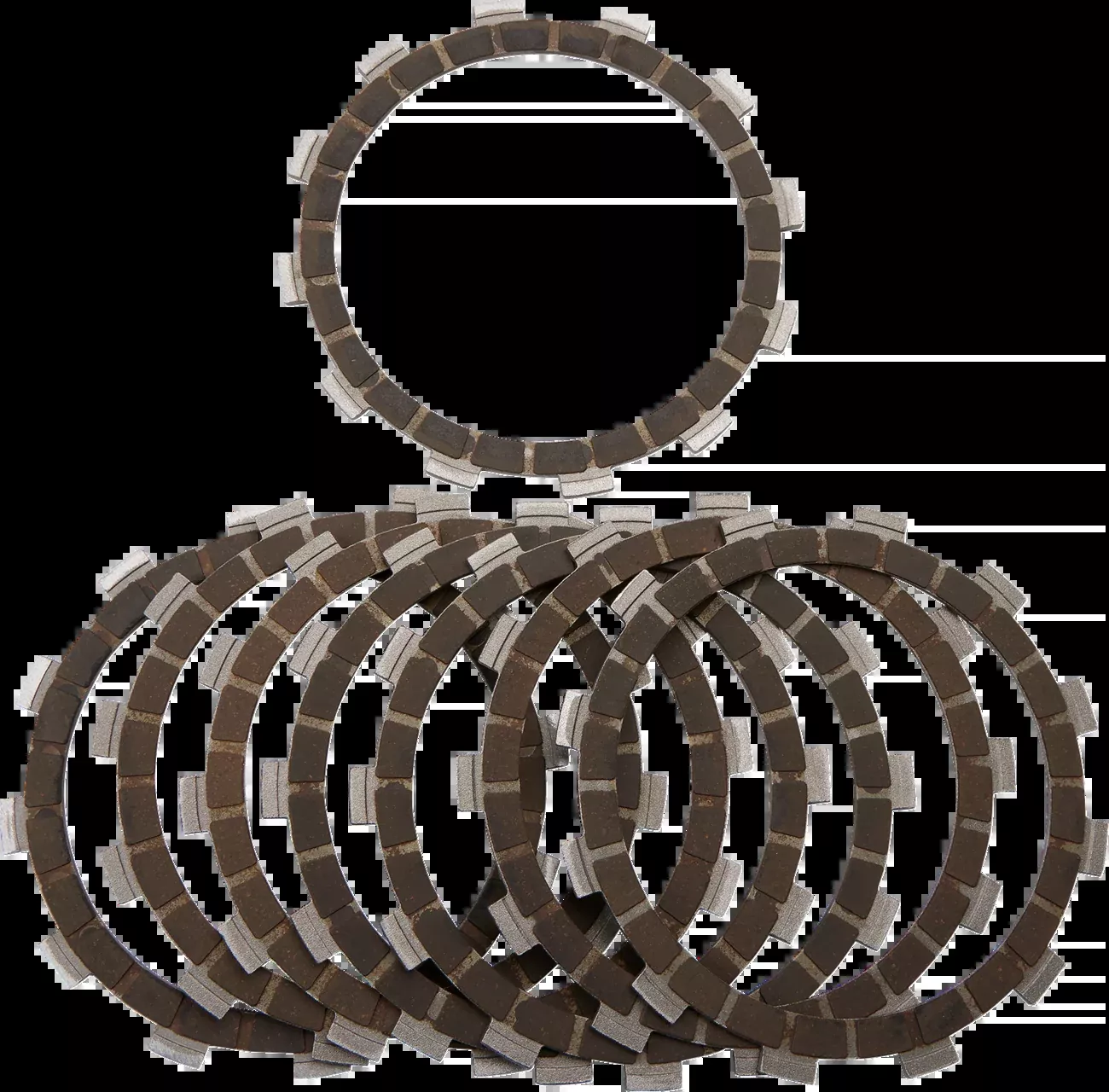 Moose Offroad Clutch Friction Plates-M70-5356-8
