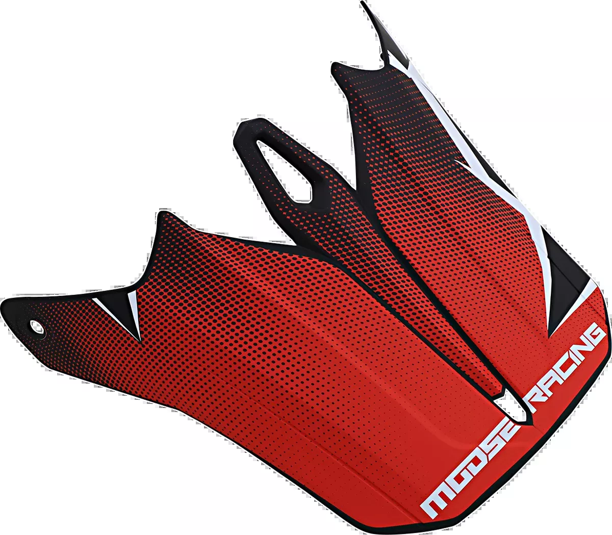 Moose Offroad F.I. Agroid Visor Kit – Red/Black-0132-1412