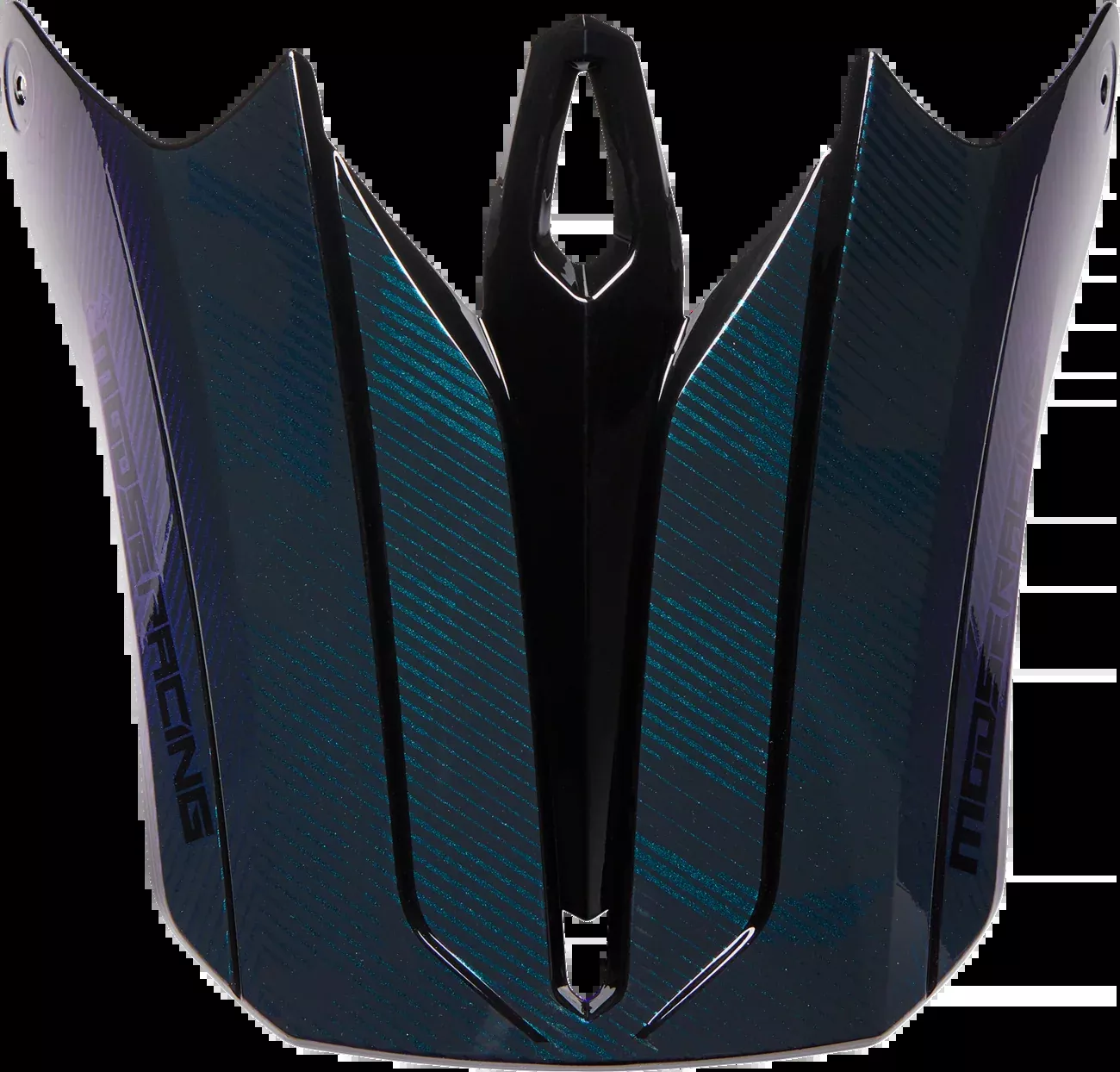 Moose Offroad F.I. MIPS Visor Kit – Agroid Camo – Iridescent Blue-0132-1576