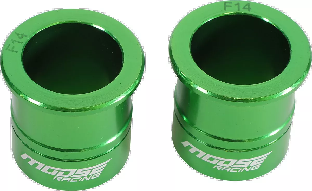 Moose Offroad Fast Wheel Spacer – Front – Green – Kawasaki-W16-2305GN