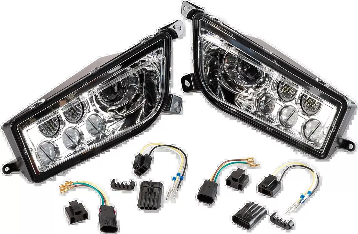 Moose Offroad LED Headlight – RZR900/1000 – Clear-100-3352-PU