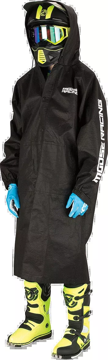 Moose Offroad Mud Rainsuit Coat – Black – S/M-LM1141-01 S/M