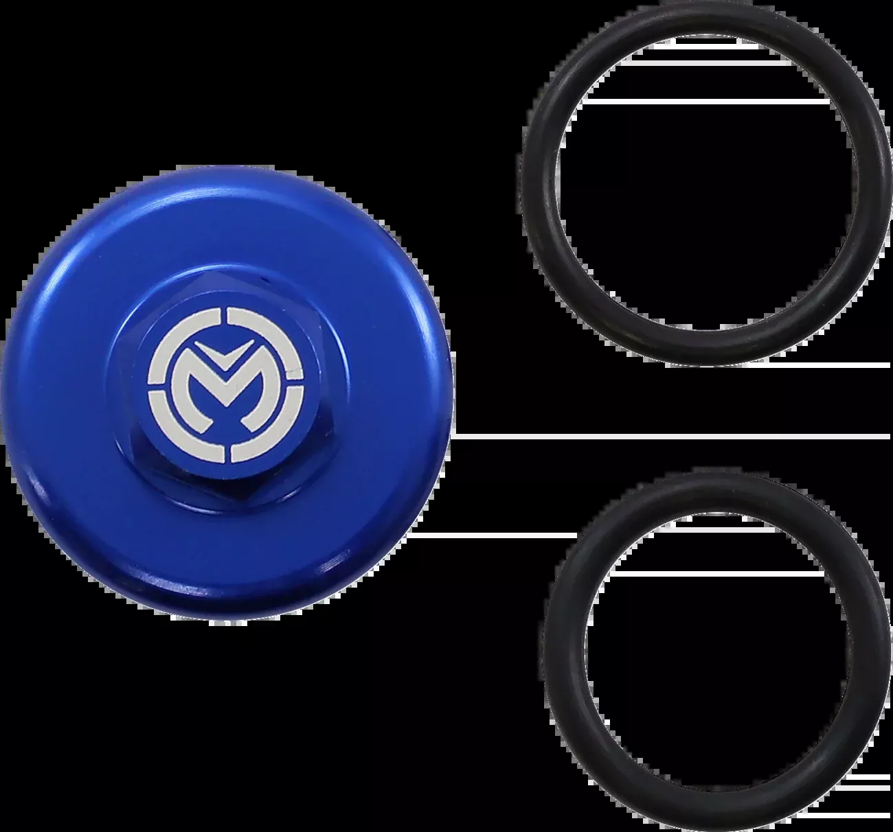 Moose Offroad Oil Cap – Blue – Husqvarna-T14-6301L