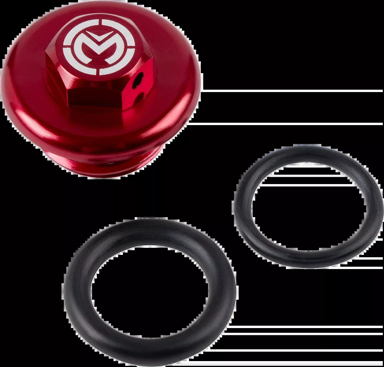 Moose Offroad Oil Cap Kit – Red – Honda-T14-6302R