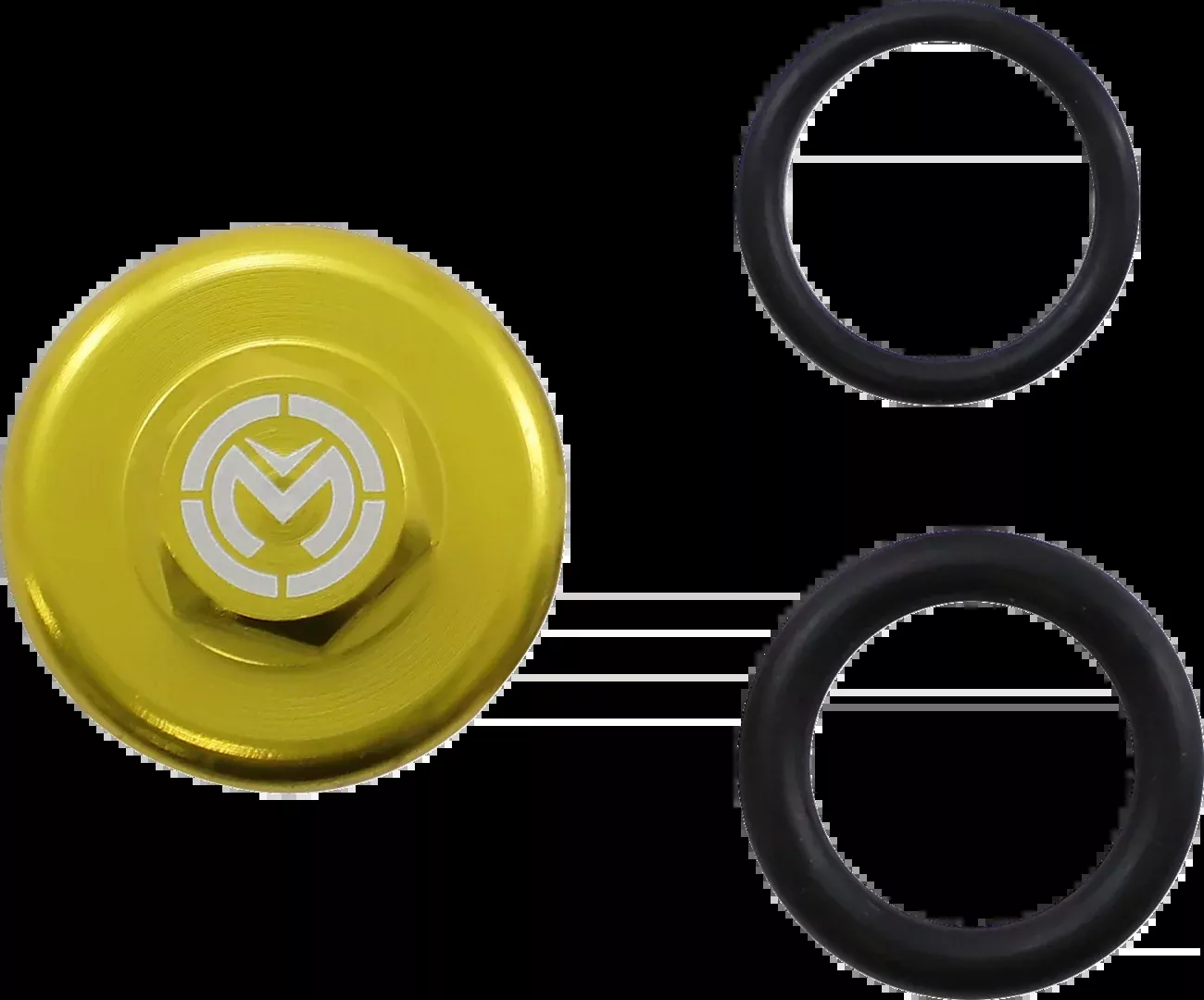 Moose Offroad Oil Cap – Yellow – Suzuki-T14-6302Y