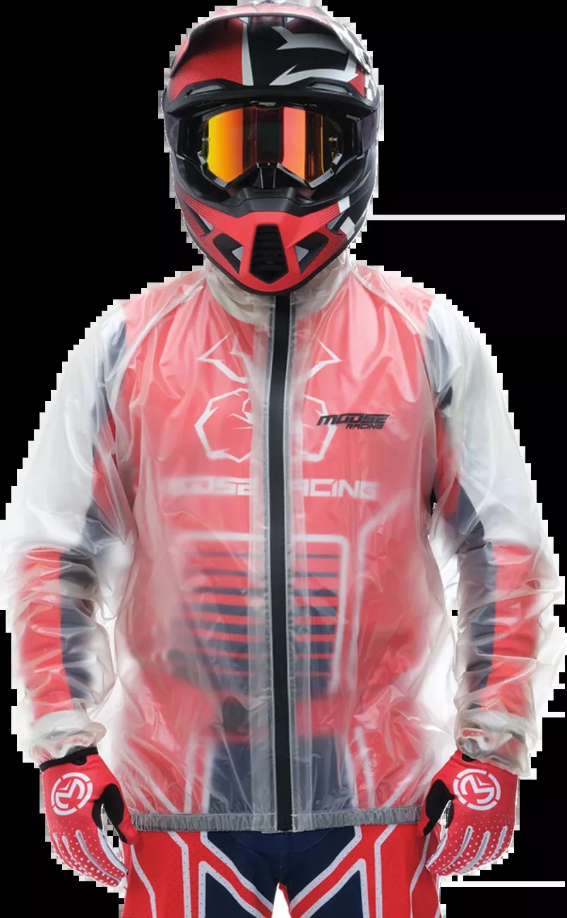 Moose Offroad Rain Jacket – Clear – Medium-2854-0372