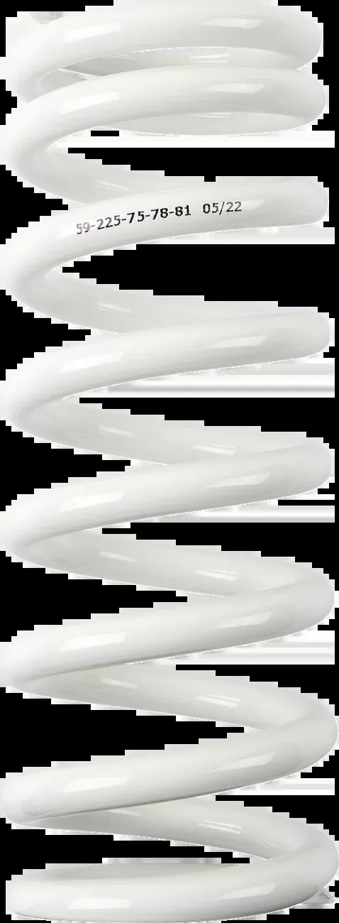 Moose Offroad Shock Spring – 59 mm OD – 75/78/81 n/mm – White-1312-1022