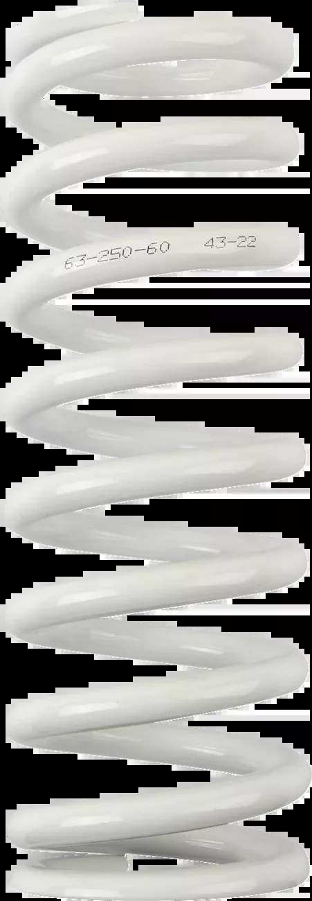 Moose Offroad Shock Spring – 63 mm OD – 60 n/mm – White-1312-1037