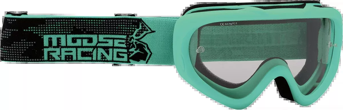 Moose Offroad Youth Qualifier Goggle – Agroid – Mint – Clear Lens-2601-2664